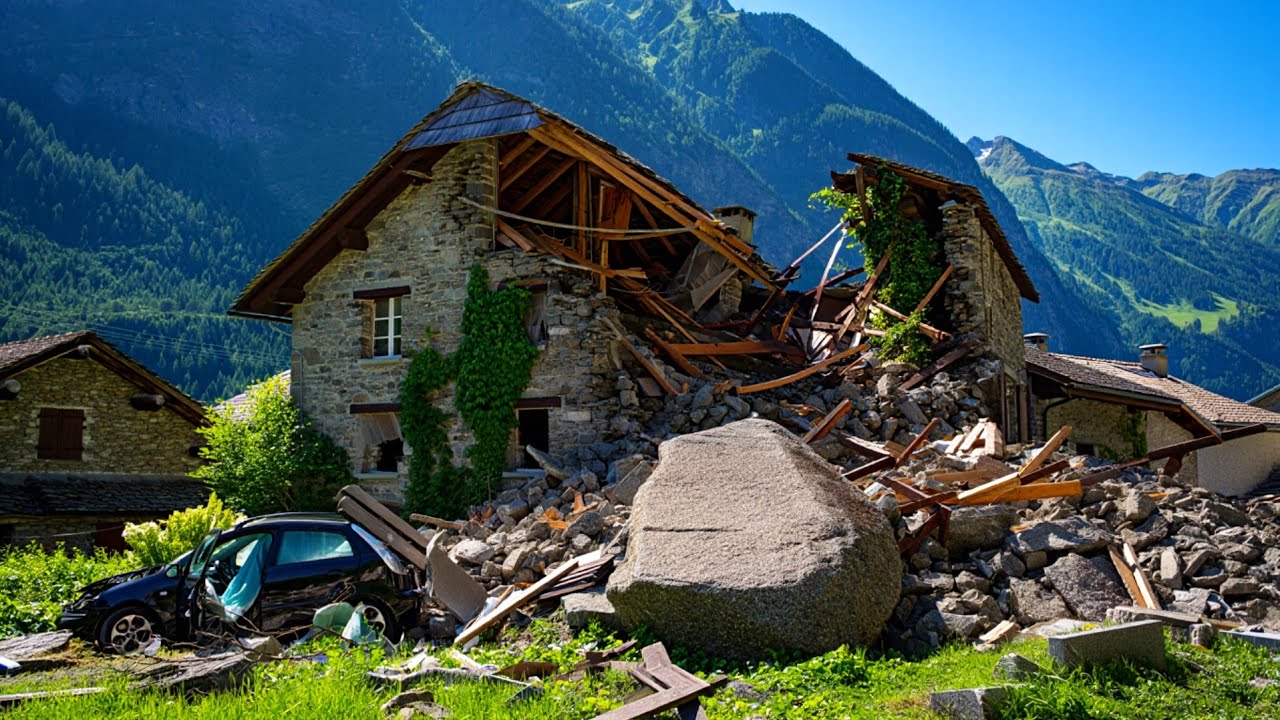 The Swiss Landslide Tragedy &ndash; Walking Through Fontana Village