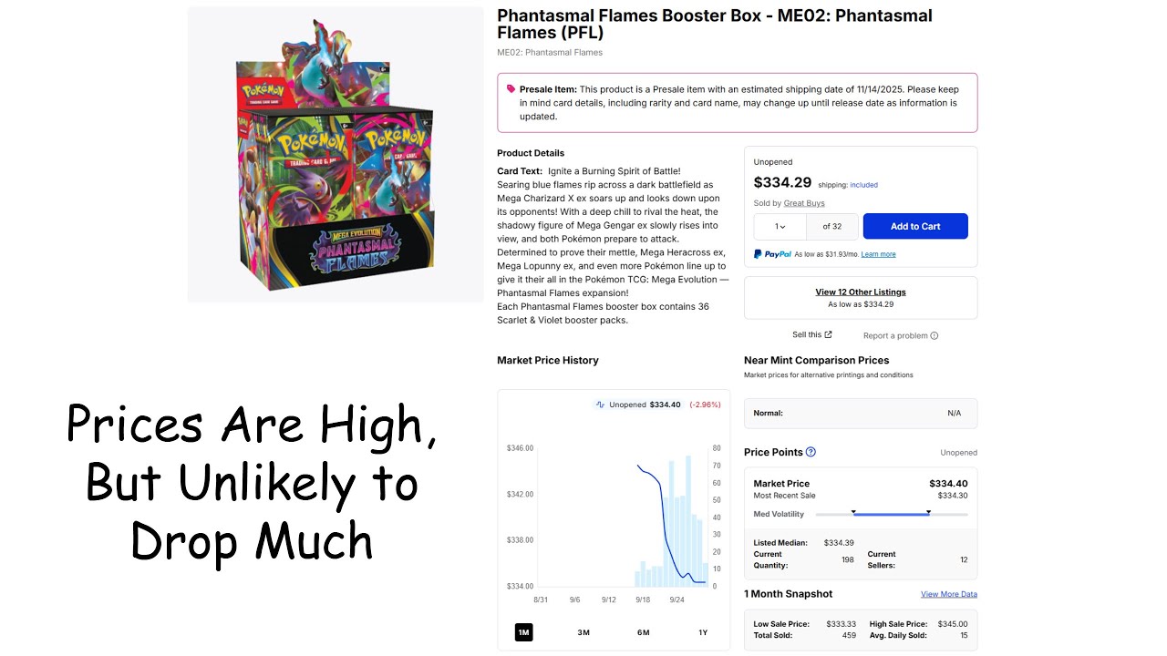 «Phantasmal Flames» будет таким же дорогим, как «Mega Evolution», а может, даже и дороже