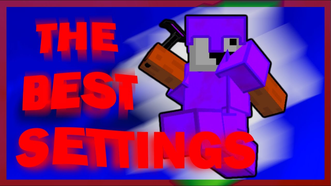 The BEST settings for Minecraft bedrock pvp (2022)