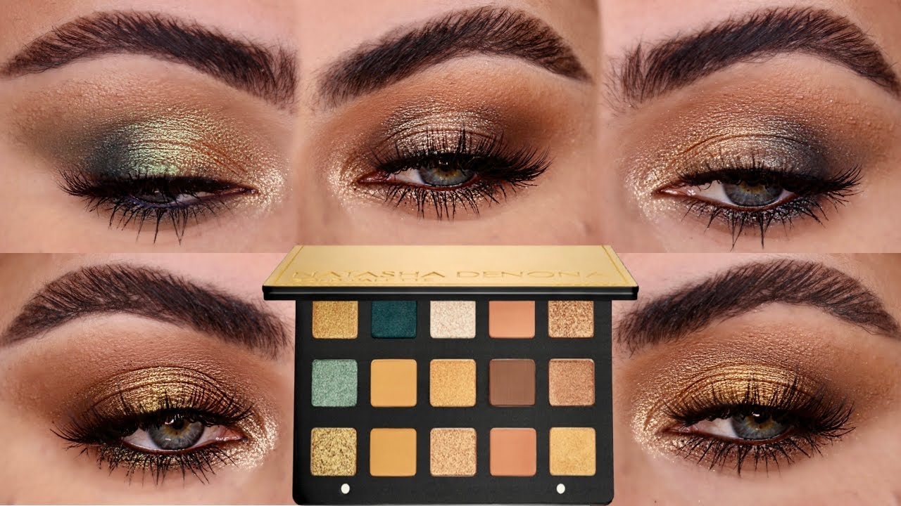 5 LOOKS 1 PALETTE! | 5 Eye Looks with the Natasha Denona GOLD PALETTE! |Patty
