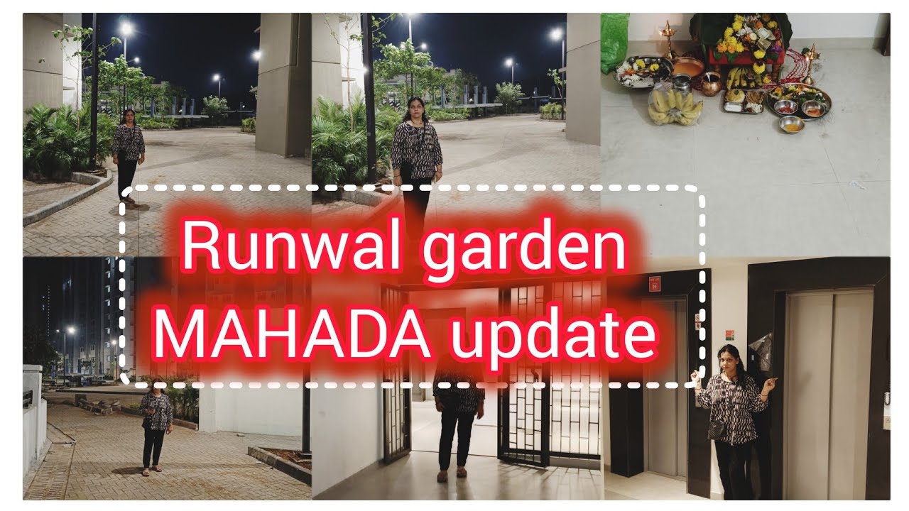 Runwal garden City MAHADA full tour During Handed over flat Grih pravesh Pooja.