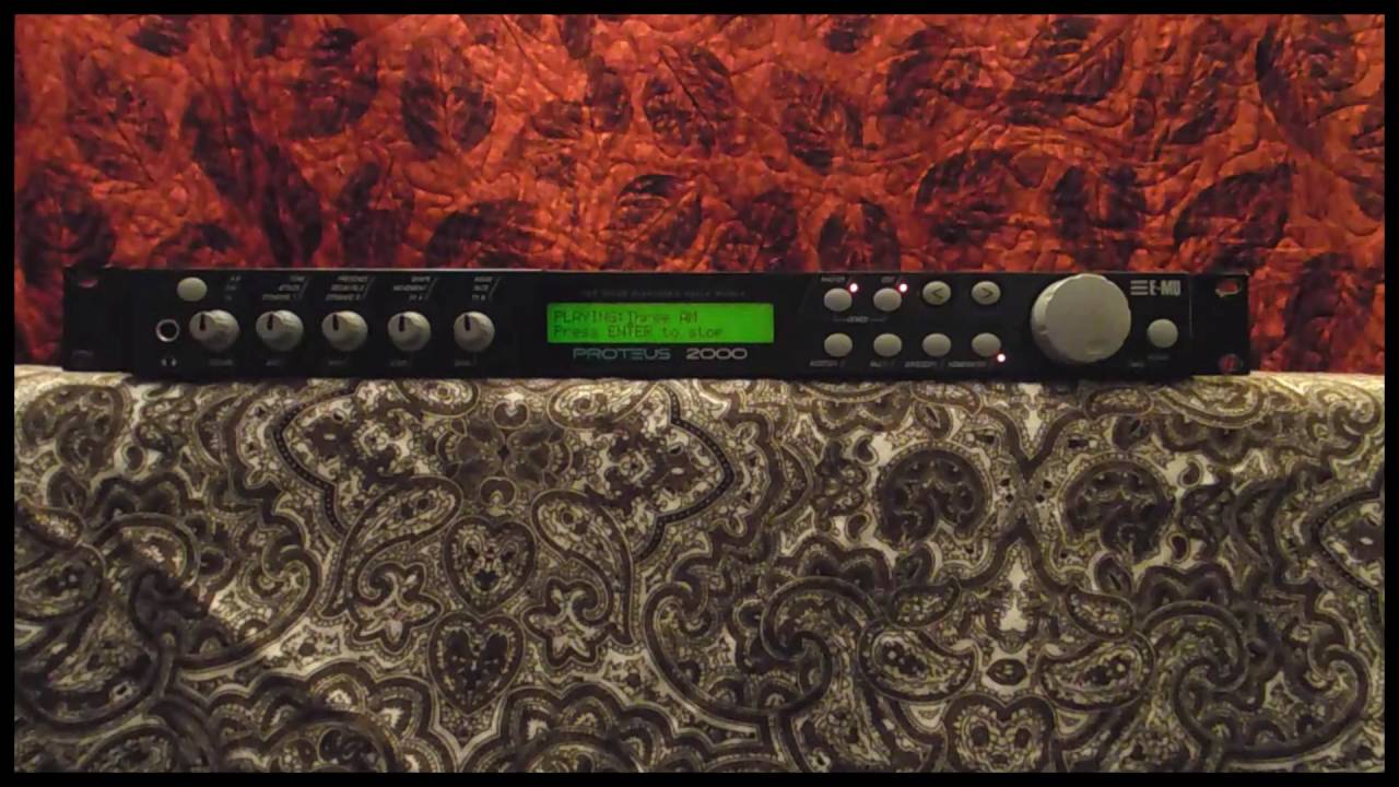 E Mu Proteus 2000 Synthesizer Factory Demo Songs