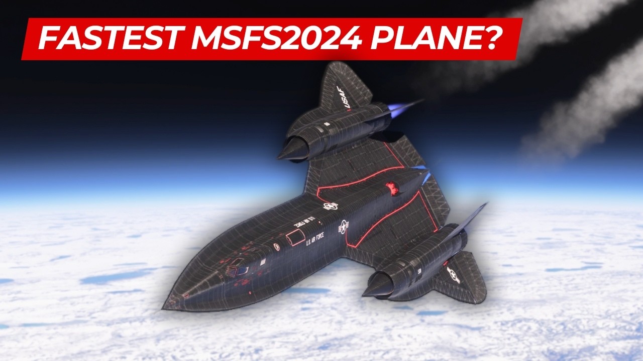 Entering SPACE In MSFS2024 With Thew New SR-71