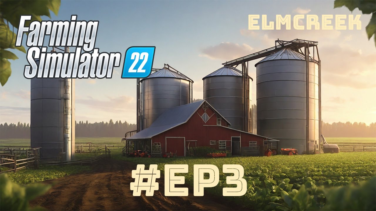 GRAIN HARVEST & HAY BALING and PLOWING with TIMELAPSE - Elmcreek | FS22 PREMIUM EDITION