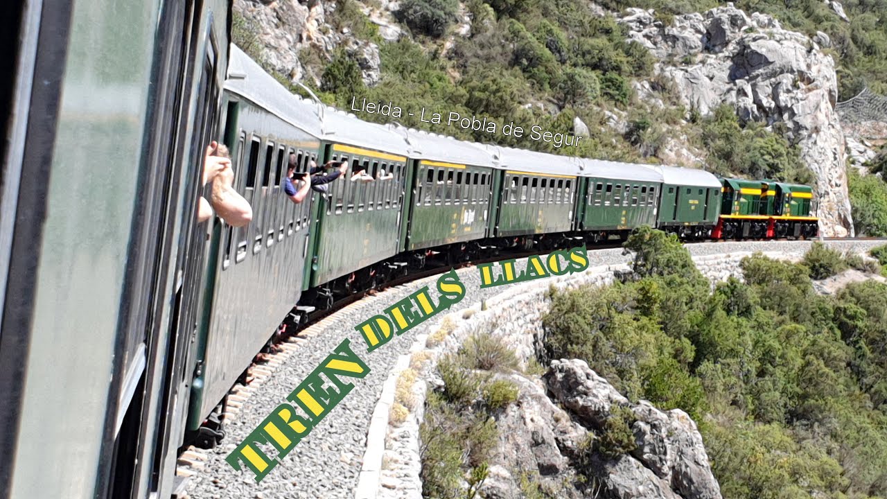 Viajando en el histórico Tren dels Llacs (Lleida - La Pobla de Segur)
