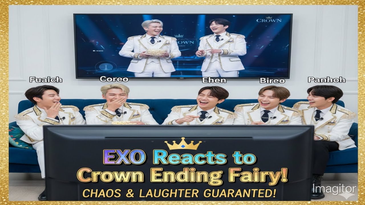 EXO’s Hilarious Reactions Watching Their ‘Crown’ Ending Fairy Stage!😂👑 #japan #exokpop #korean #exo 