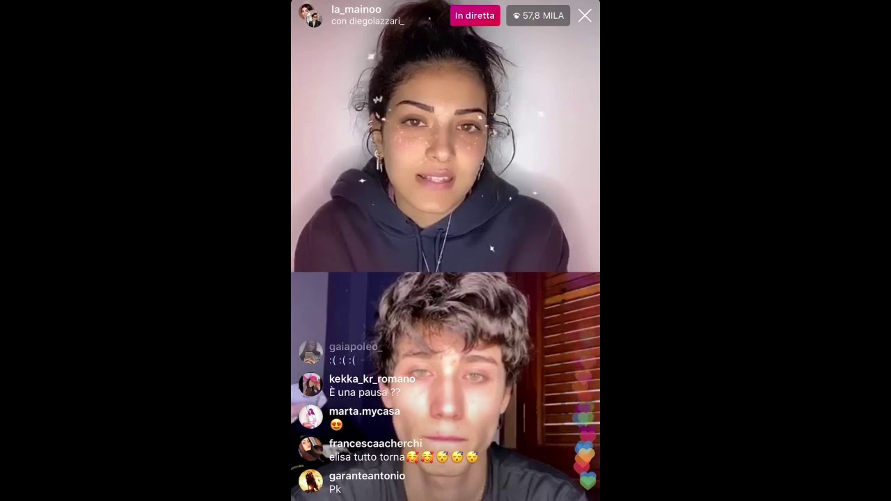 DIRETTA DI DIEGO LAZZARI ED ELISA MAINO