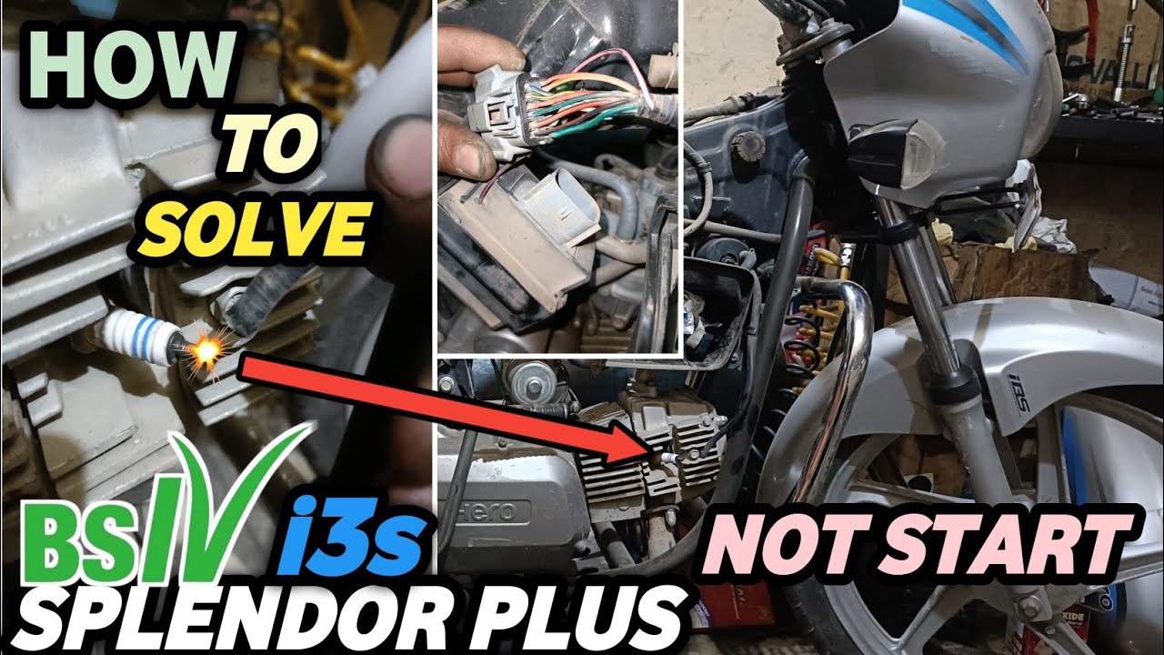 Splendor Plus i3s BS4 Spark Plug Current Problem Solve प्लग में करंट ना आए तो कैसे चेक करें🔥🔥🔥