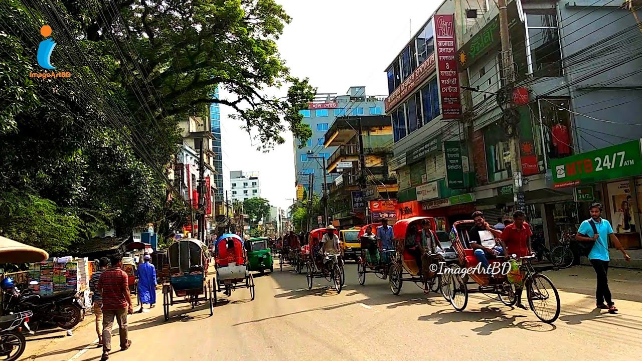 Sylhet City Journey By Rickshaw | Beautiful Sylhet Street View | Beauty of Street Travel