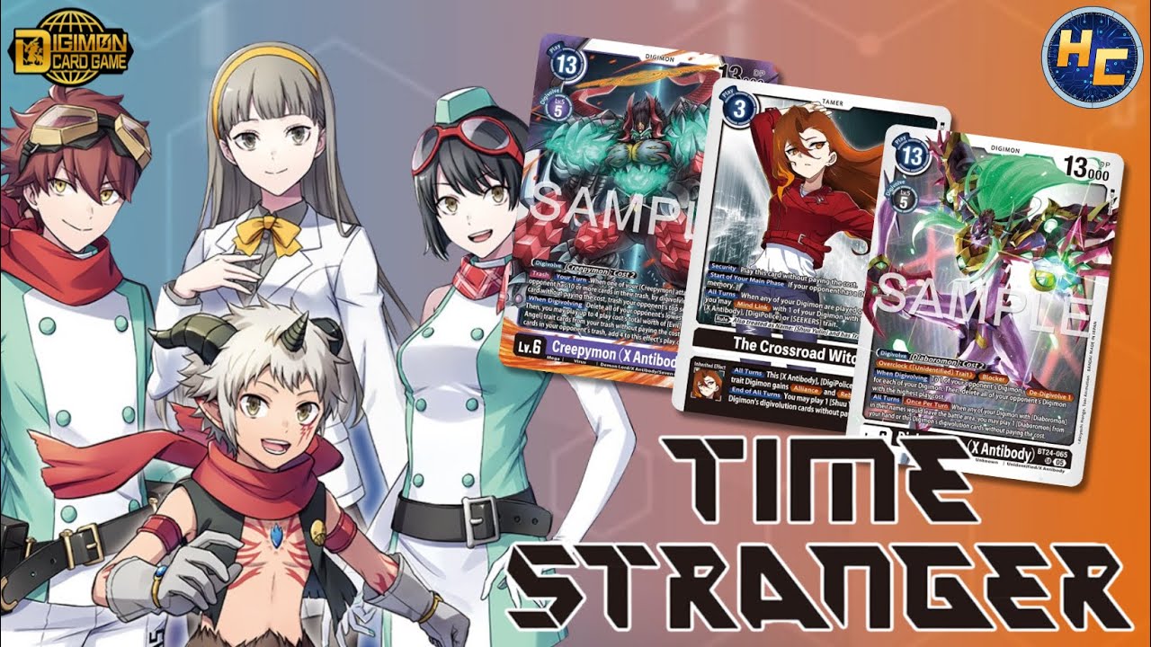 Обзор набора BT-24 Time Stranger — Искатели, X-Анти и Птицы! — Digimon TCG