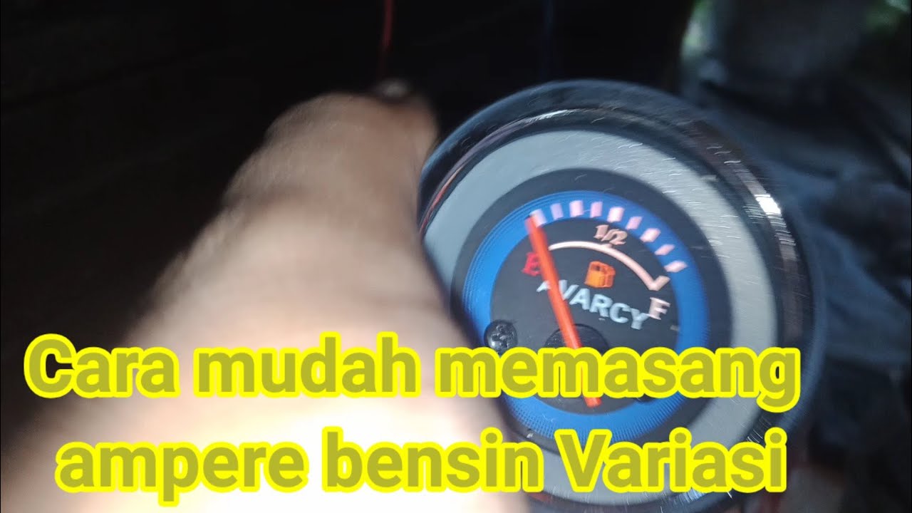 Cara pasang ampere bensin variasi