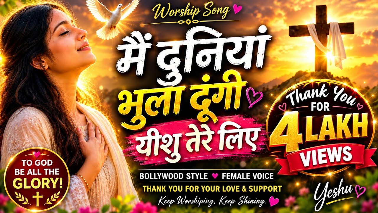 मैं दुनियां भुला दूंगी यीशु तेरे लिए | Heart Touching Christian worship Song 2026