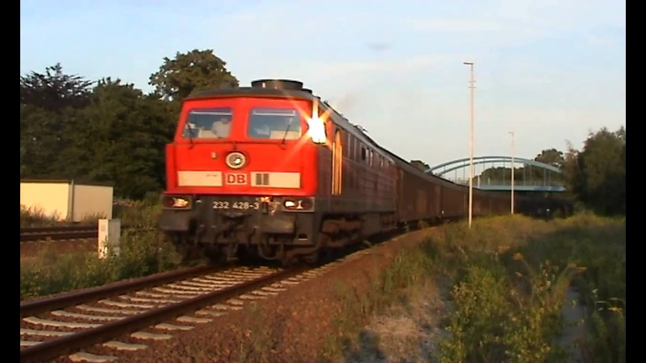 28 BR 232 Bei der Ein und Ausfahrt schwerer Züge aus den Bhf. Arnsdorf (b.Dresden) Teil 3