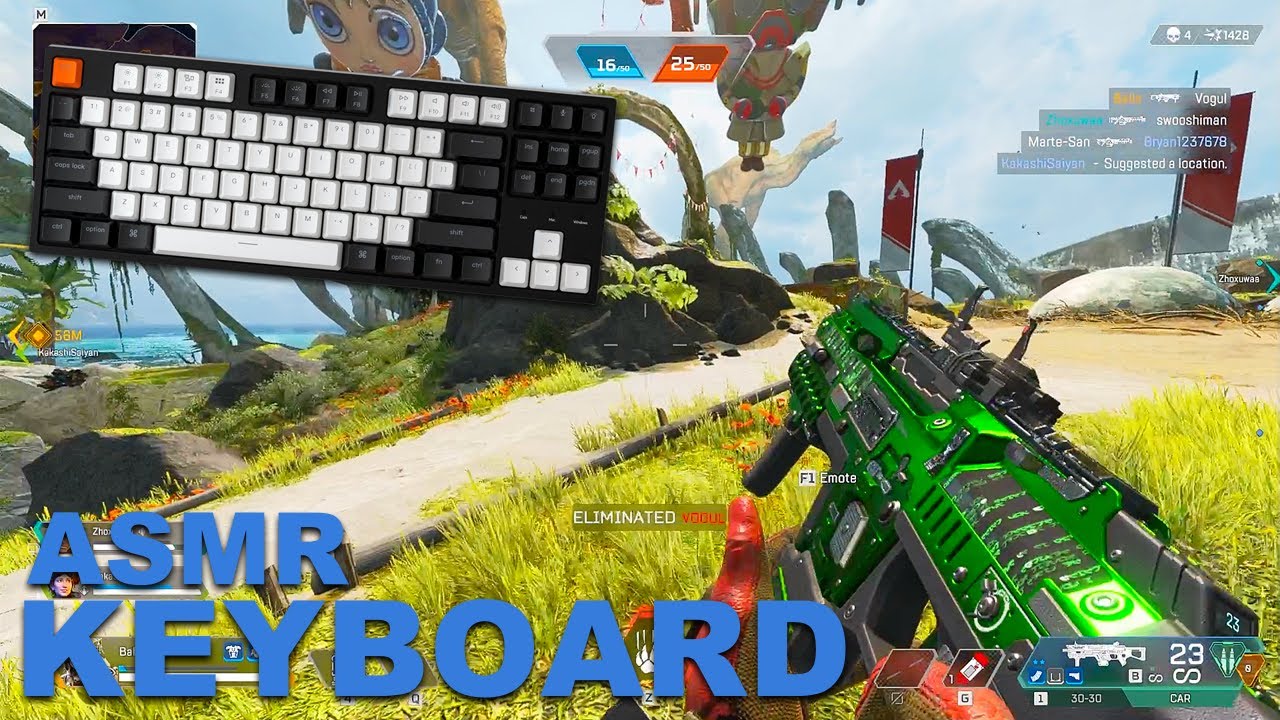 ASMR Gaming Apex Legends: Whispering and Relaxing Keyboard Sounds