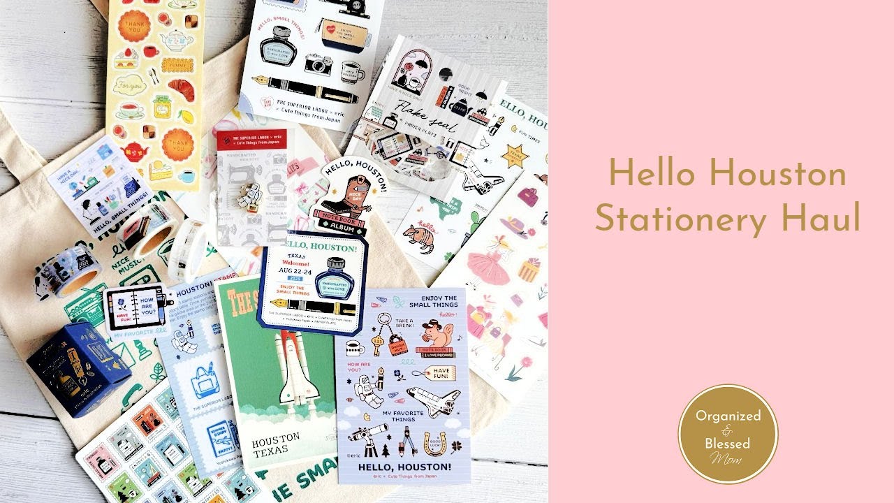 Hello Houston Stationery Haul
