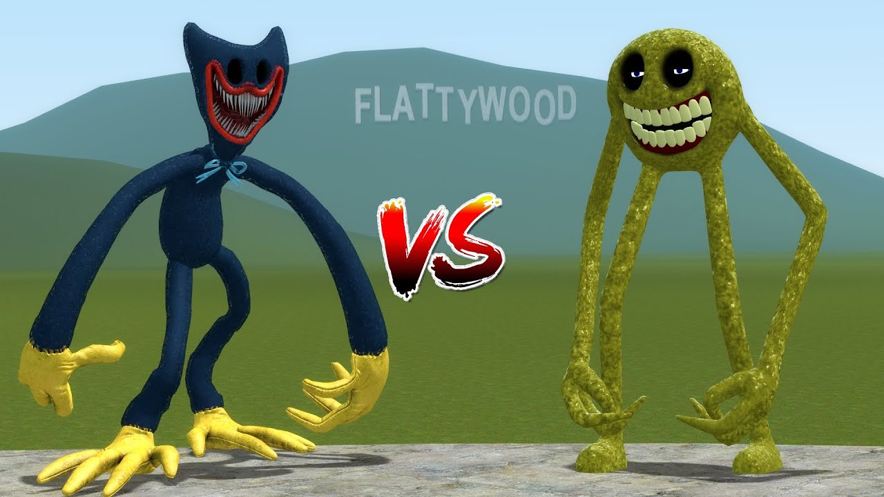 Новый Huggy Wuggy против нового стилизованного NexTBOT от Innyume Smartey в Garry's Mod!