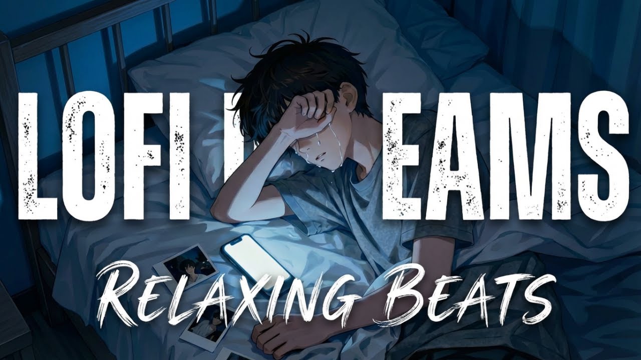 Relaxing Lofi Beats 🌧️ Sad Night Music for Overthinking & Sleep