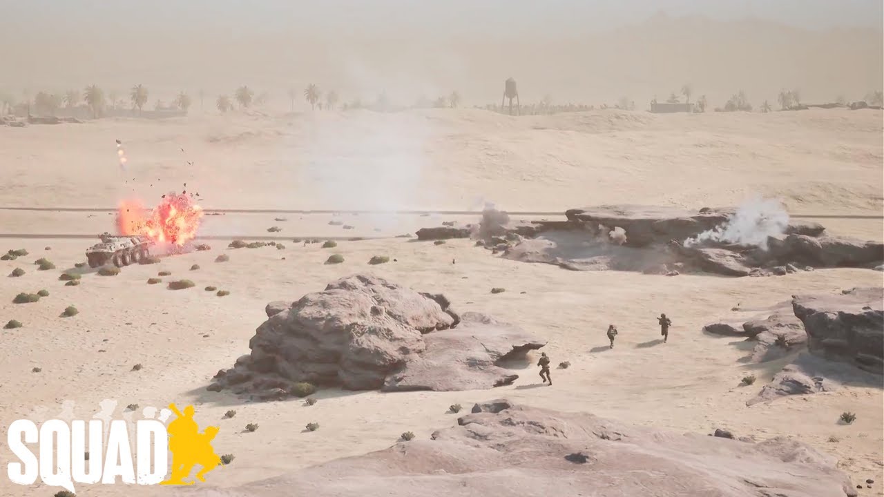 Huge Combined Arms Battle Between Aussie & Russian Troops in Tallil | Eye in the Sky Squad Gameplay