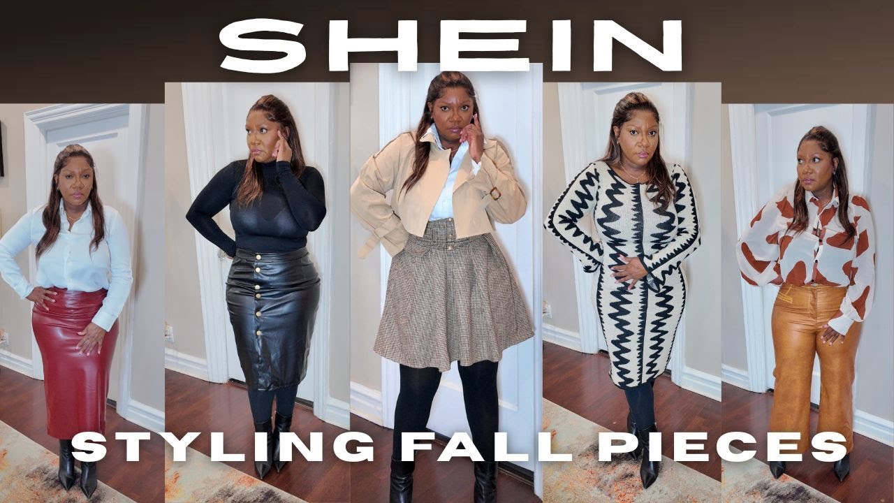 SHEIN FALL HAUL - STYLING MY SHEIN FALL PIECES/ 5 LOOKS