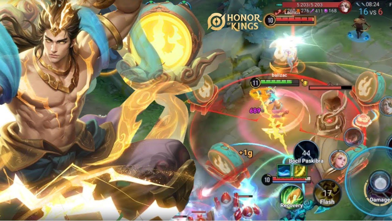 LU BU GAMEPLAY | HONOR OF KINGS | GRANDMASTER