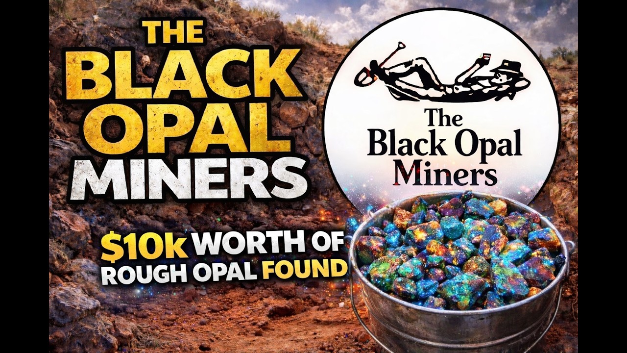 Black Opal Mining - Wash Day Leads to Opal Find