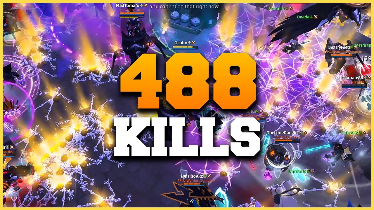 ESCALATION KILLING 488 IN T8 TERRITORY - ALBION ONLINE ZVZ