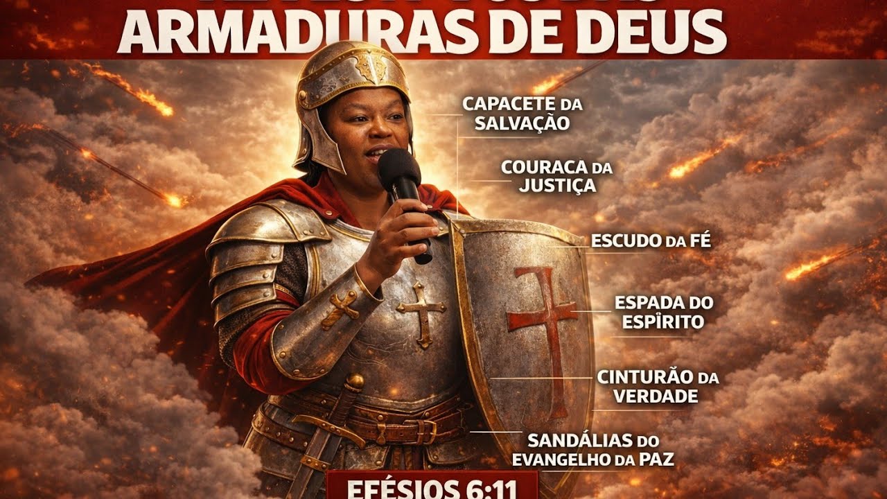 REVESTI DAS ARMADURAS DE DEUS 🙏🔥#