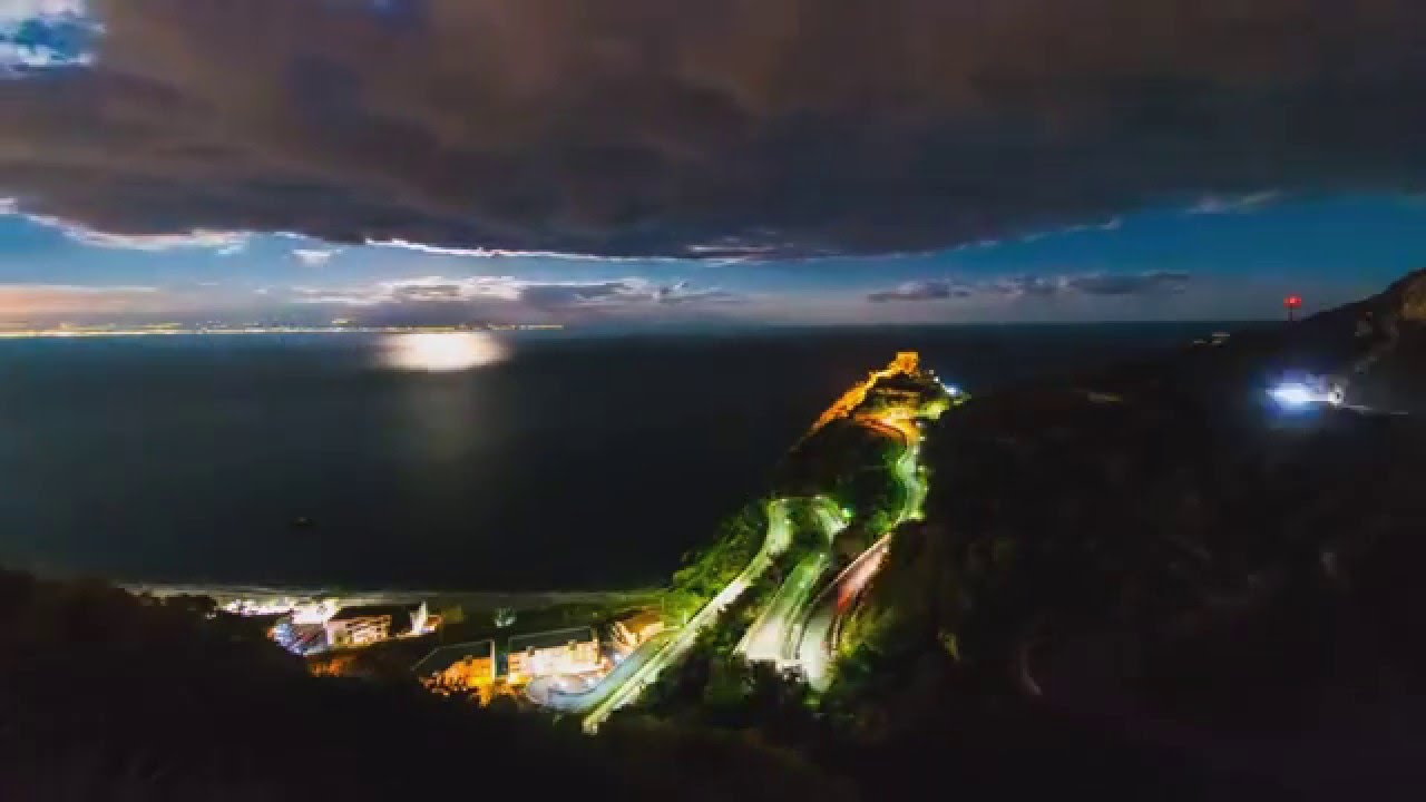 Time Lapse Moonrise - Capo S.Alessio Siculo