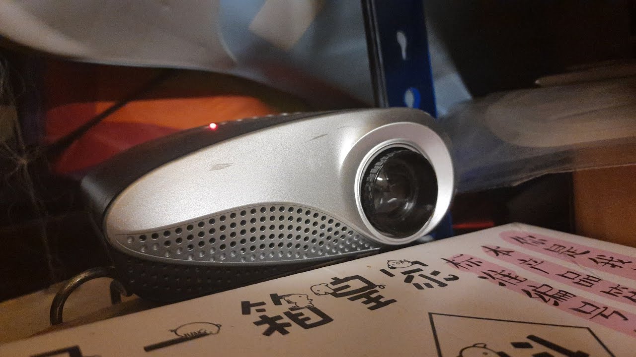 RD802 projector unboxing and test