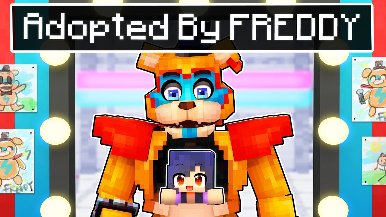 Adopted By GLAMROCK FREDDY In Minecraft!