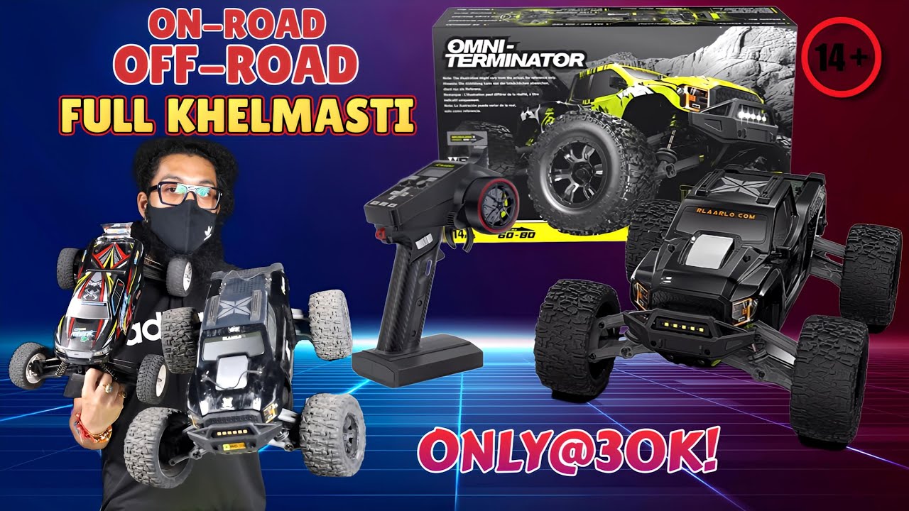 RC CAR FOR ADULTS? | RLAARLO OMNI TERMINATOR CARBON FIBER(REVIEW)&(BASHING) ||