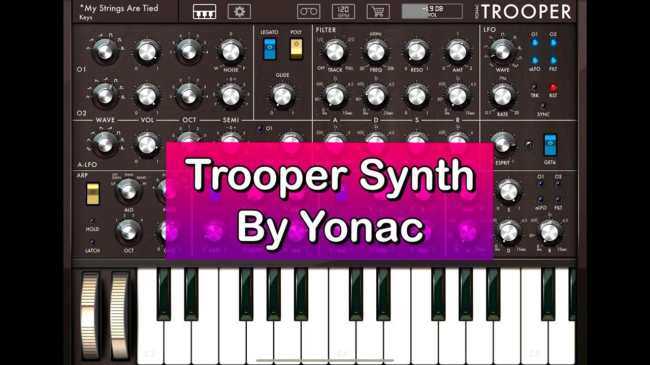 TROOPER Synthesizer by Yonac - Let's Check It Out - Demo for the iPad