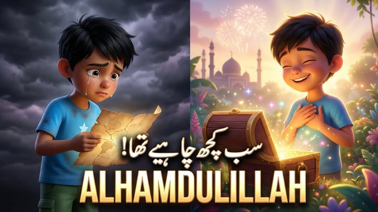Mujhe Sab Kuch Chahiye Tha!  | Allah Ne Sikhaaya Shukr | Emotional Islamic Cartoon Story for Kids