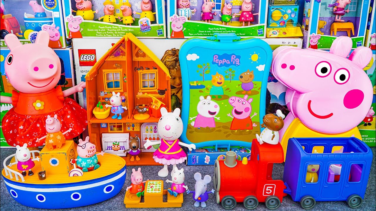97 Minutes Satisfying with Unboxing Cute Peppa Pig Toys Collection ASMR 💕 Review Toys