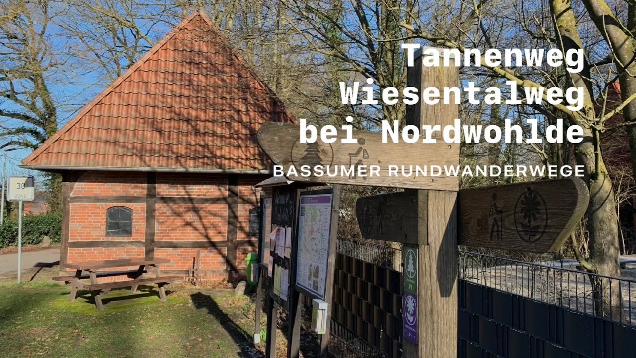 Tannenweg & Wiesenweg bei Nordwohlde - Bassumer Rundwanderwege