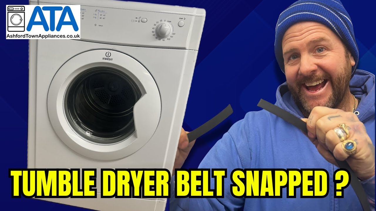 EASIEST WAY ONLINE...To Replace Indesit Vented Tumble Dryer Belt