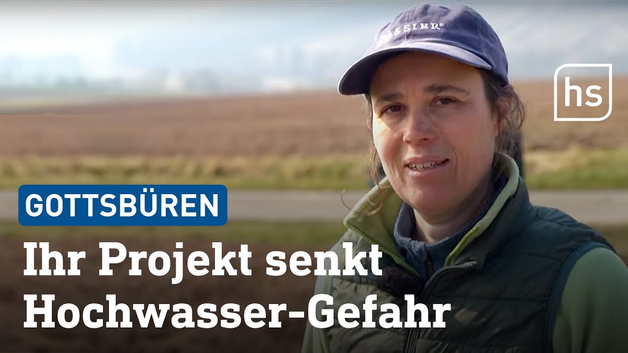 Mit Baggern am Berg: Gottsbüren gegen Hochwasser | hessenschau