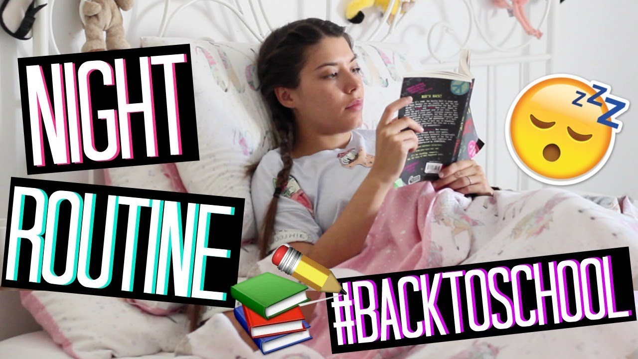 MY NIGHT ROUTINE for BACK TO SCHOOL / BACK TO WORK | Adriana Spink