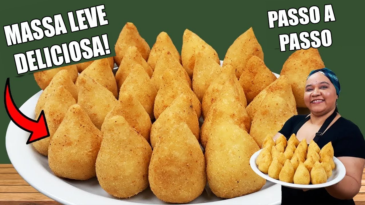COXINHA COM MASSA DE BATATA É GOSTOSA DEMAIS ! Cozinha sem Misterio