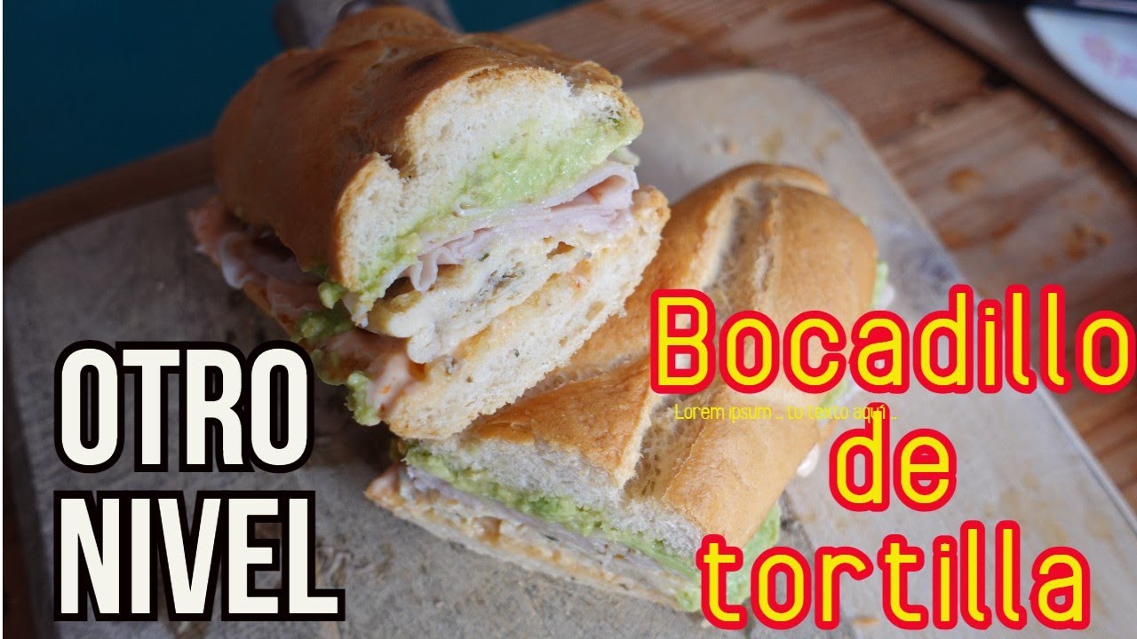 Bocadillo de tortilla francesa