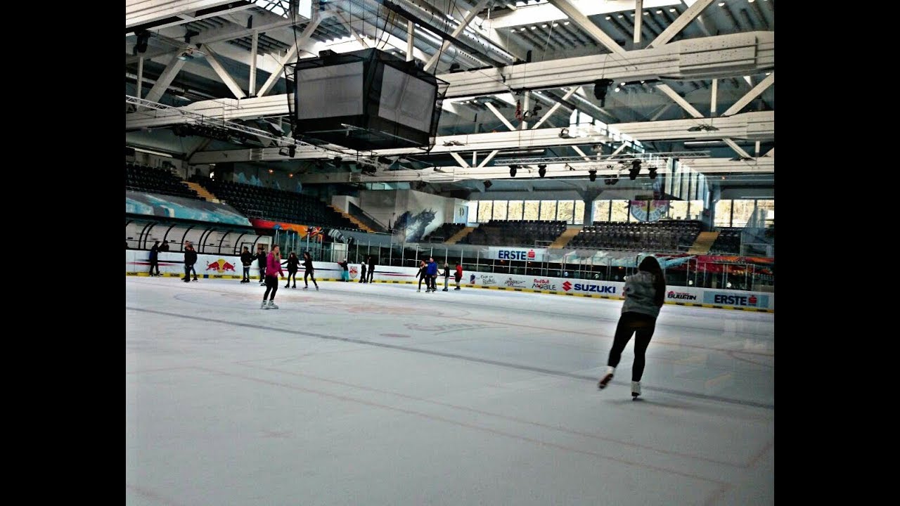 Ice Skating In Europe | Eisarena Salzburg Austria | 11 December 2015