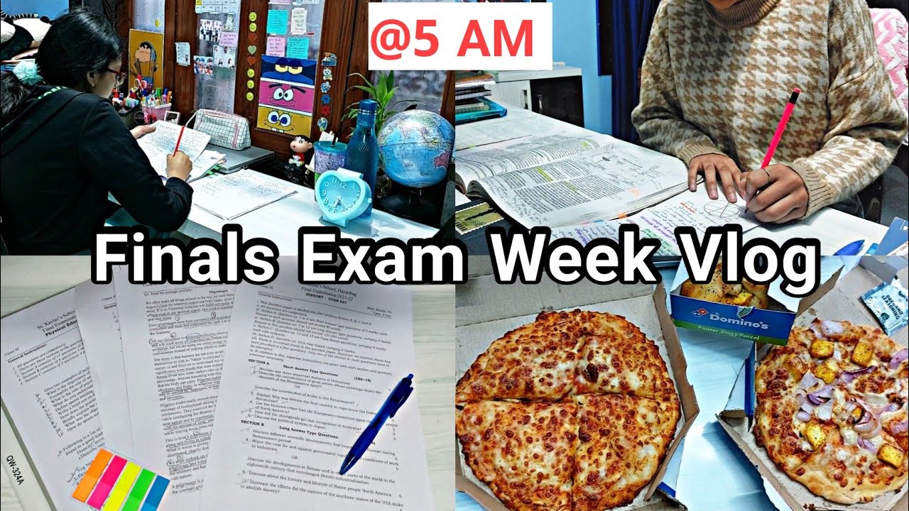 FINALS EXAM VLOG | Productive Finals Study Vlog📝| Days full of Study + Hardwork | Pragati shreya💕