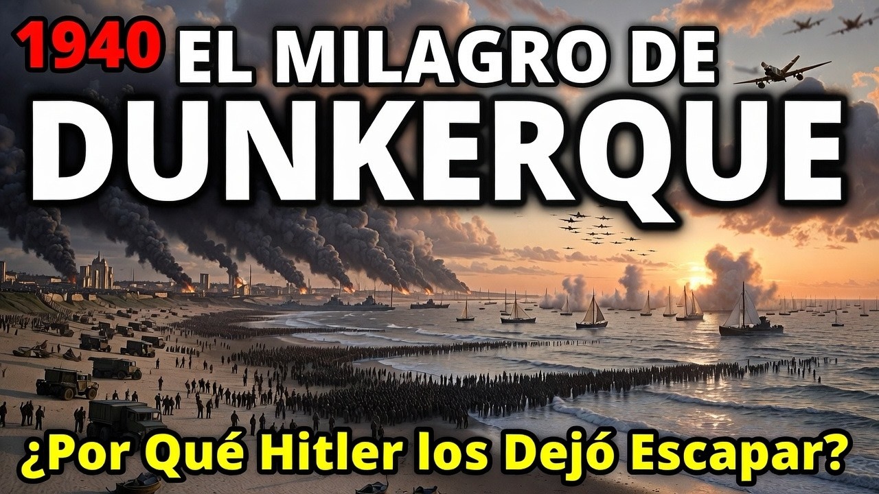 Así fue el DÍA en que HITLER dejó ESCAPAR a 300.000 SOLDADOS en Dunkerque | Segunda Guerra Mundial!