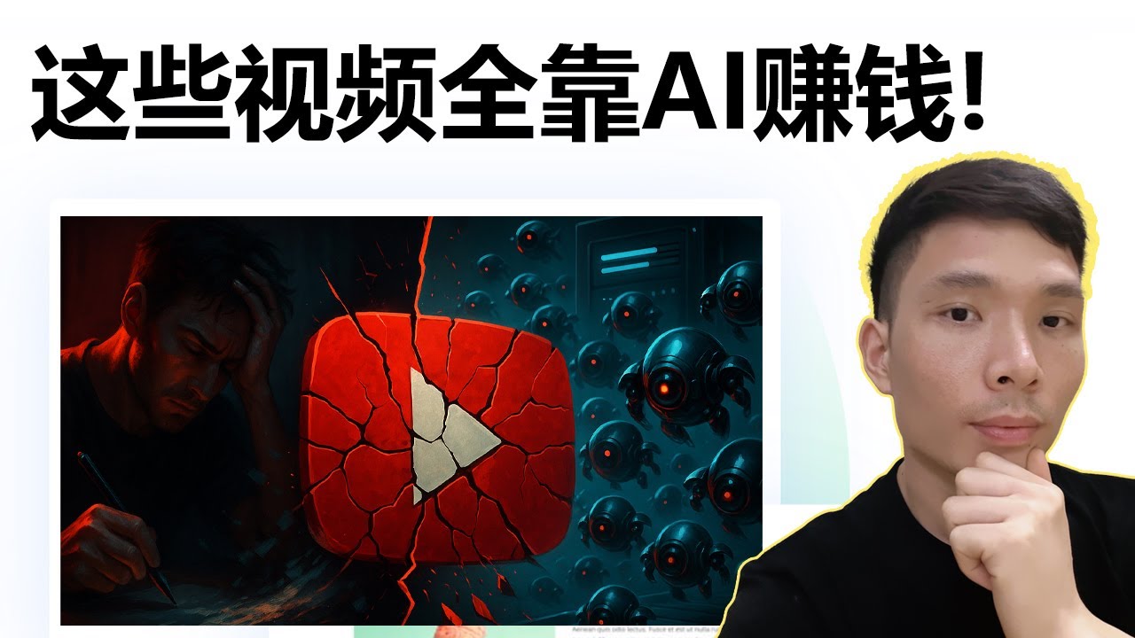 学习6个靠AI做视频赚钱YouTube频道！你也能在YouTube上变现！