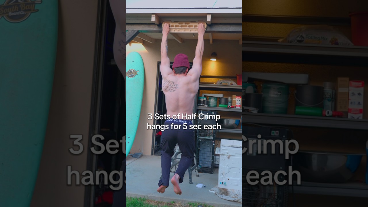 Best Hangboard Routine For Beginners #bouldering #rockclimbing #grip #gripstrength #gym
