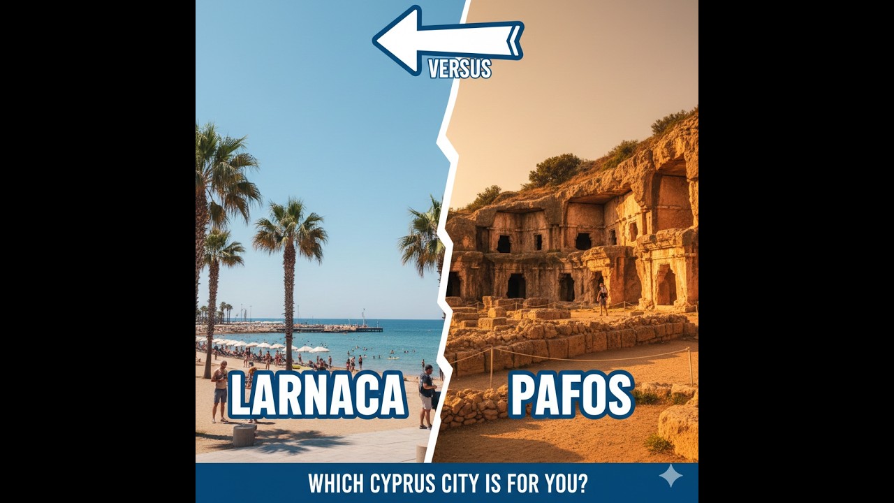 Mój Cypr - Larnaka vs Pafos – Gdzie najlepiej zamieszkać lub spędzić urlop?