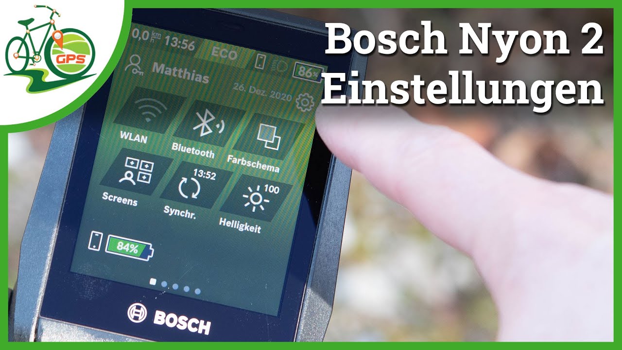 Bosch Nyon 2 einrichten 🚴 Alle wichtigen Einstellungen 🔧 Anleitung verständlich erklärt 🏁