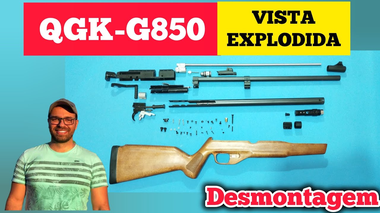 QGK G850: Desmontagem - Vista Explodida