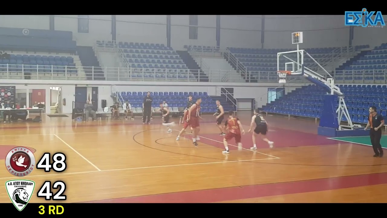 ΕΦΗΒΙΚΟ Α2 Α 2025 26 ΠκΑΟ ΑΜΙΛΛΑ VS ΑΓ  ΝΙΚΟΛΑΟΣ 73 71