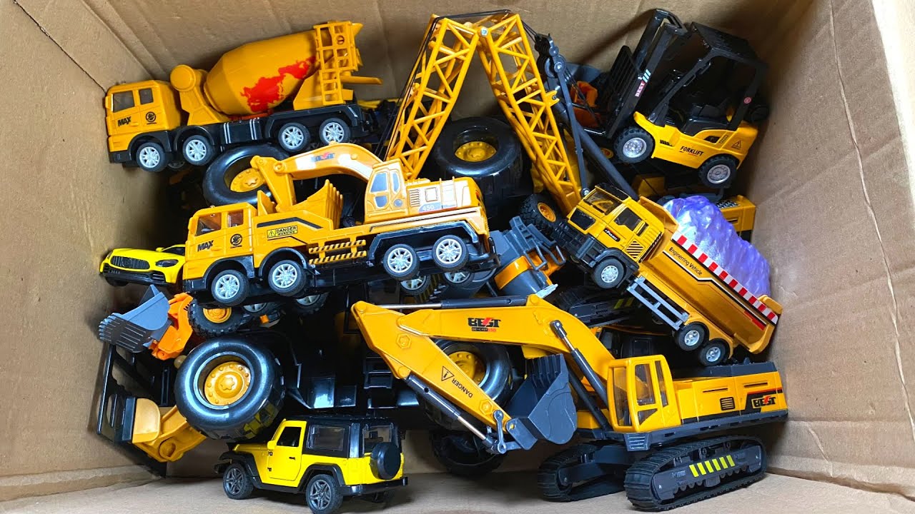 EXCAVATOR LESU ET30H, MEGA RC TRUCKS, RC TRACTORS, RC MACHINES COLLECTION!!KABOLITE K350-200 DIGGER